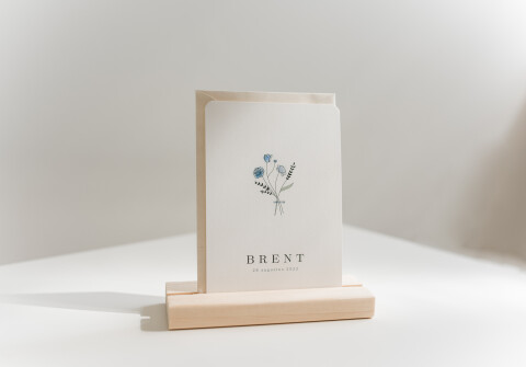 Brent Geboortekaart StudioSUM 2