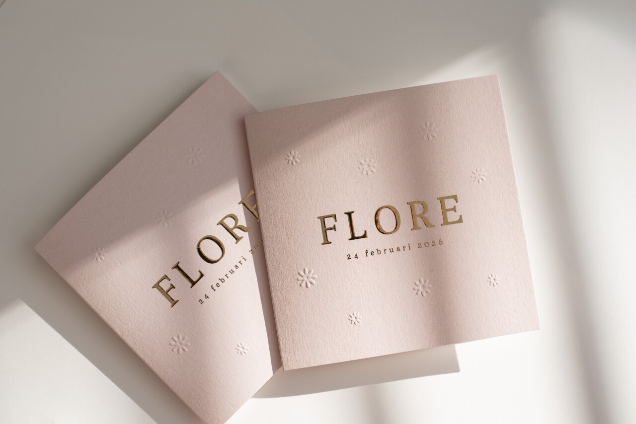 Geboortekaartje flore boemetjes preeg 4